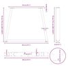 vidaXL Esstisch Beine V-Form 3 Stück Anthrazit 80x(72-73,3) cm Stahl