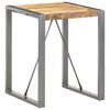vidaXL Esstisch 60x60x75 cm Raues Mango-Massivholz
