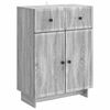 vidaXL Sideboard Graues Sonoma 66 x 34,5 x 90 cm Holzwerkstoff
