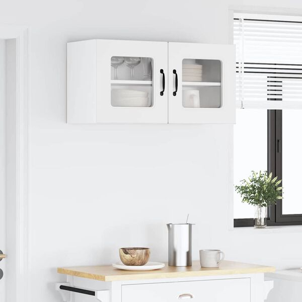 vidaXL K&uuml;chenschrank Kalmar Wei&szlig; 80 x 31 x 40 cm Holzwerkstoff