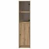 vidaXL Highboard Artisan-Eiche 35 x 37 x 142 cm Holzwerkstoff