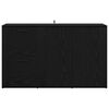 vidaXL Schwarz Eichen-Optik 100 x 33 x 59,5 cm Holzwerkstoff