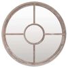 vidaXL Gartenspiegel Sand 40x4 cm Eisen Rund