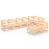 vidaXL 8-tlg. Garten-Lounge-Set Massivholz Kiefer