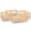 vidaXL 8-tlg. Garten-Lounge-Set Massivholz Kiefer