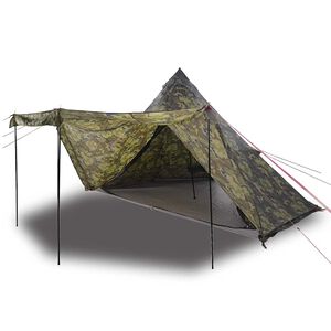 vidaXL Tipi-Familienzelt 8 Personen Tarnmuster Wasserdicht