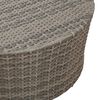 vidaXL Outdoor Kaffeetische Grau &Oslash; 68 x 30 cm Rattan