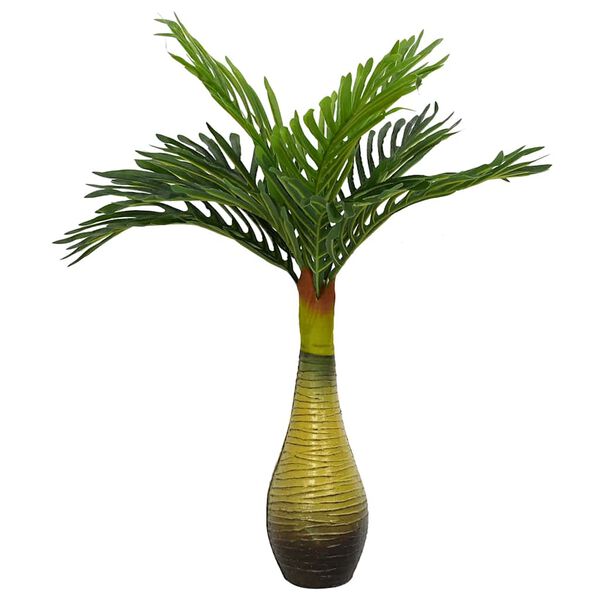 vidaXL Palme Künstlich 9 Blätter 70 cm Grün