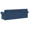 vidaXL Sofa 210cm Blau Metall