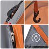 vidaXL Kuppel-Campingzelt 4 Personen Grau und Orange Quick Release