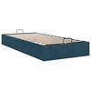 vidaXL Ottoman-Bett ohne Matratze Dunkelblau 100x200 cm Samt