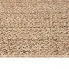 vidaXL Teppich ZIZUR 200x200 cm Jute-Optik Indoor und Outdoor