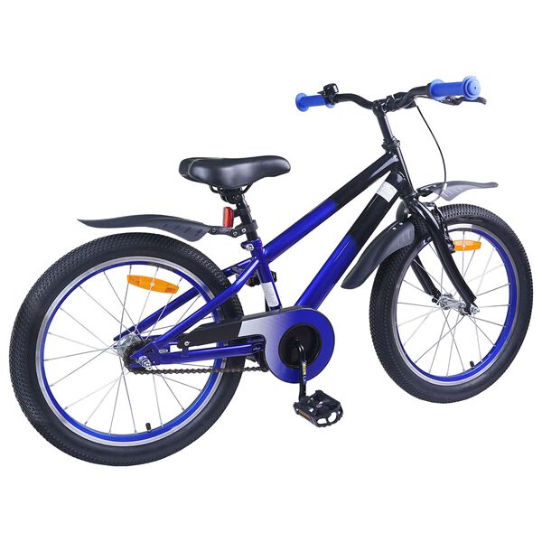 vidaXL Kinderfahrrad 20 Zoll f&uuml;r 6-11 Jahre alt Blau Schwarz