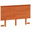 vidaXL Kopfteil Wachsbraun 120 cm Massivholz Kiefer