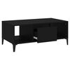 vidaXL Couchtisch Schwarz 90x50x36,5 cm Holzwerkstoff