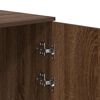 vidaXL Lagerschrank Braun Eichen-Optik 40x45x103,5 cm Holzwerkstoff