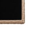 vidaXL 17-tlg. Garten-Essgruppe mit Auflagen Poly Rattan Beige
