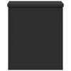 vidaXL Truhe Schwarz 30x35x35 cm Holzwerkstoff