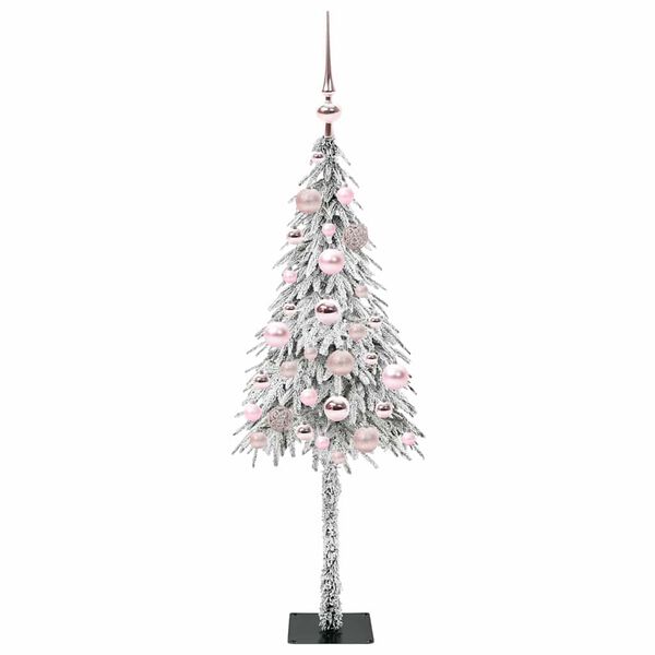 vidaXL Weihnachtsbaum mit 150 LEDs Wei&szlig; 120 cm PE und Stahl