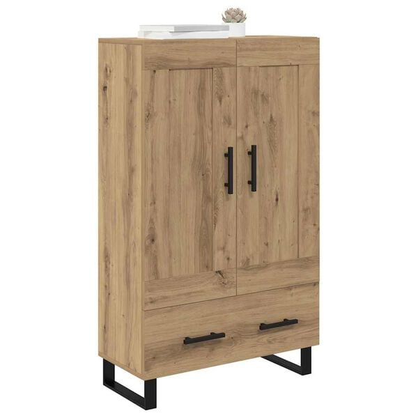 vidaXL Highboard Artisan-Eiche 69,5 x 31 x 115 cm Holzwerkstoff