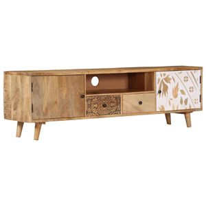 vidaXL TV-Schrank 140x30x40 cm Massivholz Mango