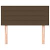 vidaXL Kopfteil Dunkelbraun 100x5x78/88 cm Stoff