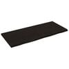 vidaXL Wandregal Dunkelbraun 140x60x(2-4)cm Massivholz Eiche Behandelt