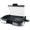 Steba Elektrischer Tischgrill VG 195 Schwarz und Silbern 2200 W