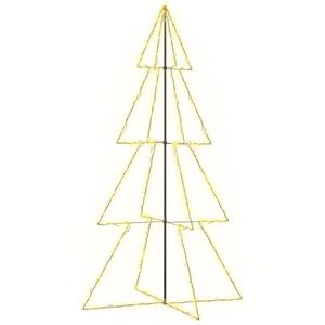 vidaXL Weihnachtsbaum in Kegelform 360 LEDs Indoor Outdoor 143x250 cm