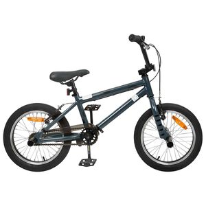 vidaXL BMX Rad 16 Zoll f&uuml;r 5-8 Jahre alt Dunkelgrau