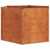 vidaXL Hochbeet Rostig 129x129x77 cm Cortenstahl