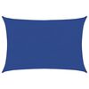 vidaXL Sonnensegel 160 g/m&sup2; Rechteckig Blau 5x6 m HDPE