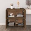 vidaXL Sideboards 2 Stk. Eiche Braun 70x41x75 cm Holzwerkstoff