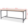 vidaXL Esstisch Eschenholz 180x90x76 cm