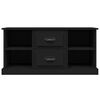 vidaXL TV-Schrank Schwarz 99,5x35,5x48 cm Holzwerkstoff