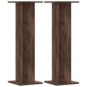 vidaXL Pflanzenst&auml;nder 2 Stk. Eichen-Optik 30x30x95 cm Holzwerkstoff
