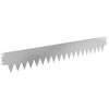 vidaXL Raseneinfassung 10 pcs 103 x 15 cm Metall Silber