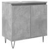 vidaXL Badschrank Betongrau 58 x 33 x 60 cm Holzwerkstoff