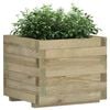 vidaXL Hochbeet 50x50x40 cm Holz Quadratisch