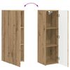 vidaXL TV-Schrankset Wandmontiert 4 pcs Artisan-Eiche Holzwerkstoff