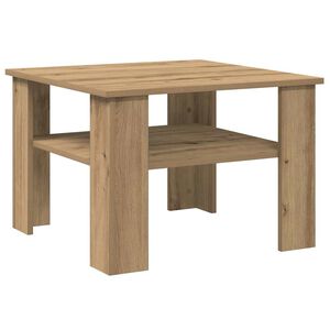 vidaXL Couchtisch Artisan-Eiche 60x60x42 cm Holzwerkstoff