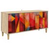 vidaXL TV-Schrank HEESCH 102 x 33 x 50 cm Sonoma Holzwerkstoff