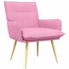 vidaXL Sessel Rosa Stoff
