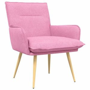 vidaXL Sessel Rosa Stoff