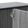 vidaXL Waschbeckenunterschrank Grau Sonoma 80x33x60 cm Holzwerkstoff