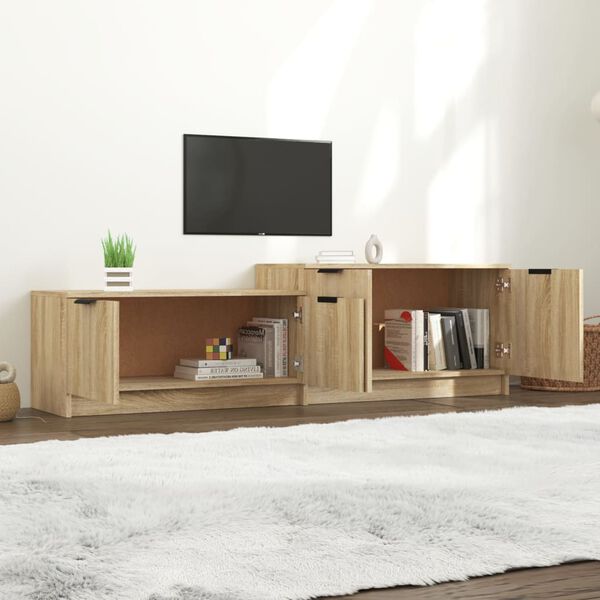 vidaXL TV-Schrank Sonoma-Eiche 158,5x36x45 cm Holzwerkstoff