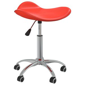 vidaXL B&uuml;rostuhl Rot Kunstleder