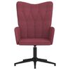 vidaXL Relaxsessel Weinrot Stoff