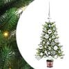 vidaXL Weihnachtsbaum mit 150 LEDs mit St&auml;nder Gr&uuml;n 65 cm PE
