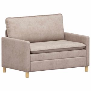 vidaXL Sofa Beige 126 x 81 x 87,5 cm Polyester